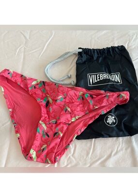 Vilebrequin Coral Pink Tropical Bikini Bottom